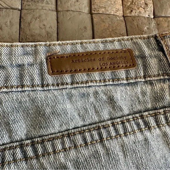NEW! Articles of Society Denim Mini Skirt - Jean skirt NWT Size 30 - Picture 8 of 8
